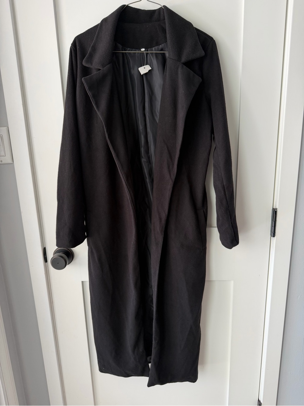 Women’s Long Black Trench Coat